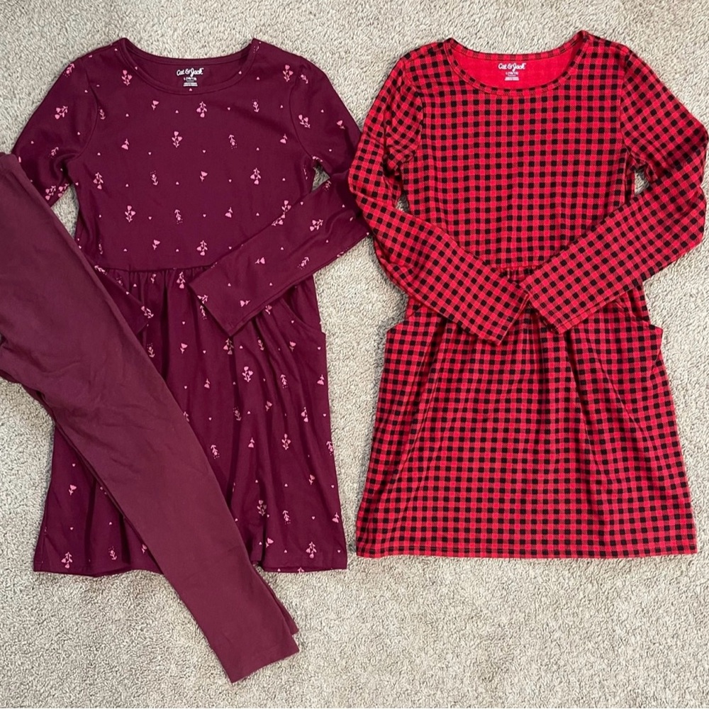 Girls Dress and Legging Bundle